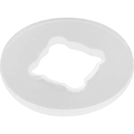 Kipp Locking Washer, D1=6, 2, D2=14, Polyamide Natural K1526.08